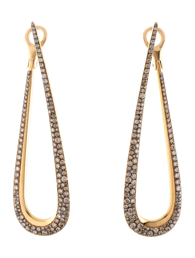 Pomellato 18K Diamond Fantina Earrings in multicolor from The RealReal