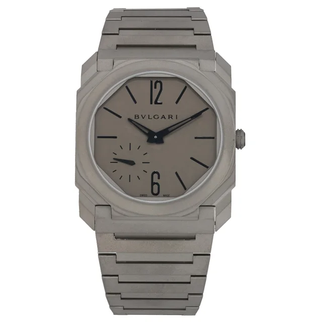 Bvlgari Octo Finissimo BGO40TXT 40mm Titanium Watch from H&T