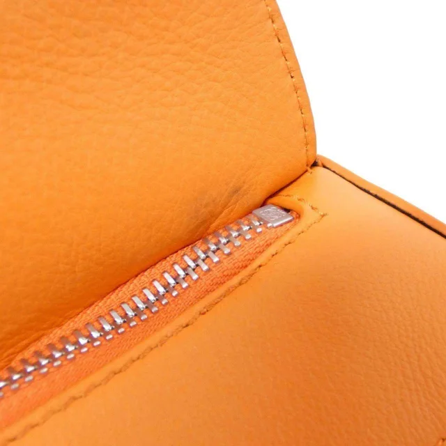 Loewe Puzzle Small Calf Shoulder Bag in Orange Calfskin from LuxUness, photo 6 of 10