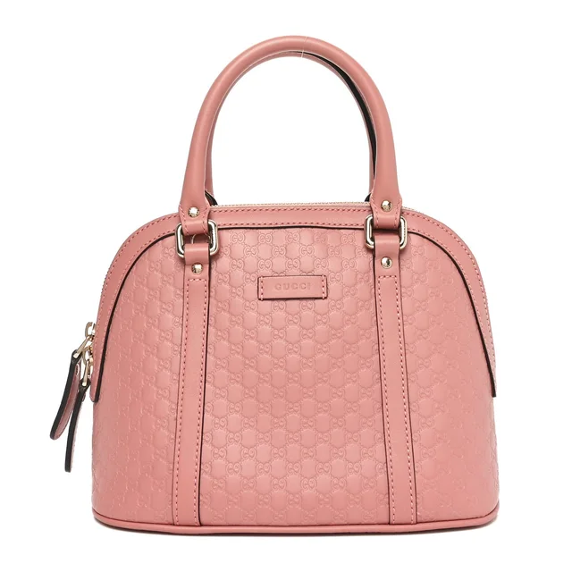 Gucci Mini Dome Microguccissima Leather Bag - Soft Pink in Pink Leather from H&T