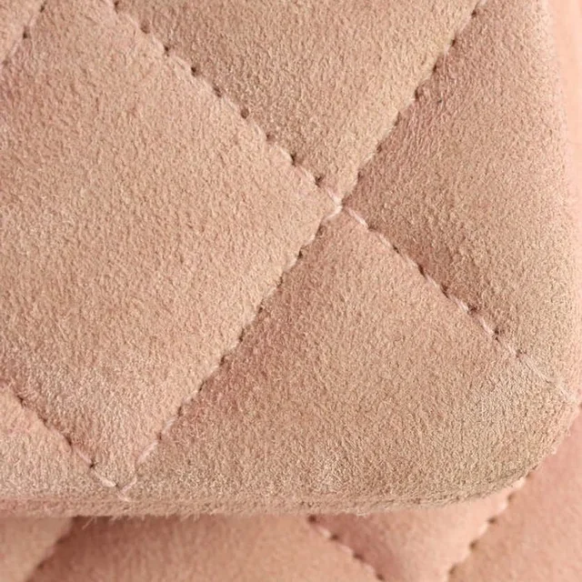 Chanel Classic Medium Suede Double Flap Bag in Suede from A Retro Tale, photo 7 of 10
