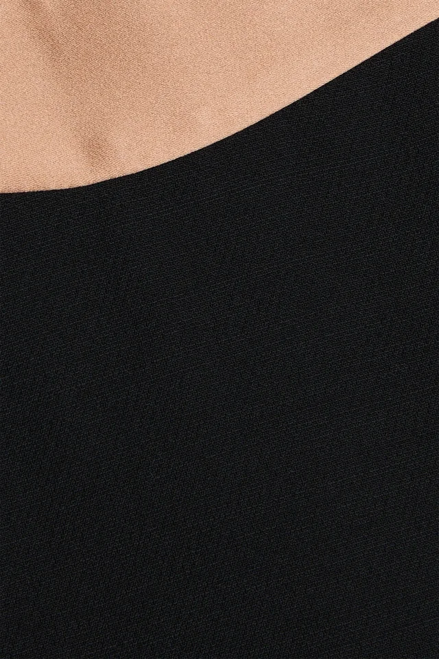 Valentino Garavani Satin-Paneled Wool and Silk-Blend Crepe Mini Dress, photo 4 of 7 from THE OUTNET