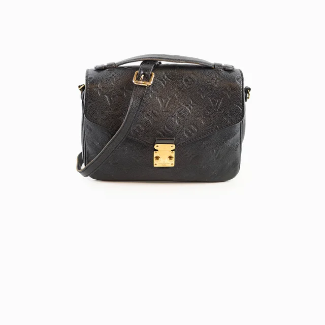 Louis Vuitton Pochette Metis Black Empreinte in Black Canvas from The Purse Affair