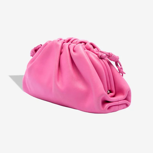 Bottega Veneta Pouch Mini Lamb Pink in Pink Lambskin from SACLÀB, photo 3 of 6
