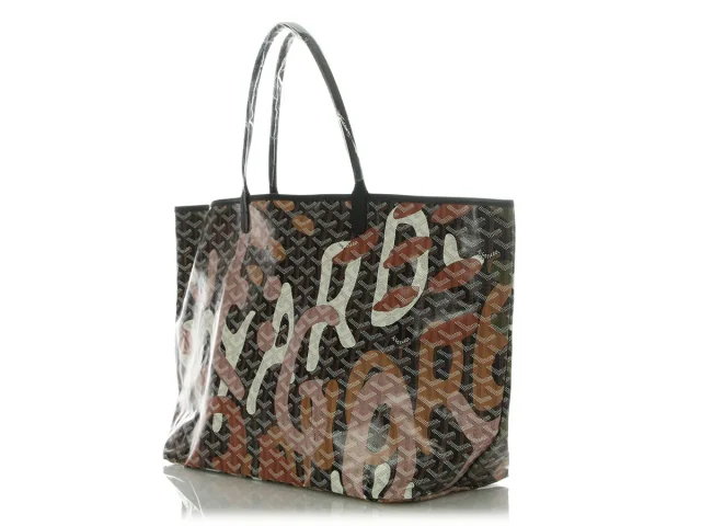 Goyard Pink Lettres Camouflage Saint-Louis GM in Pink Coated canvas from Ann's Fabulous Finds, photo 4 of 10