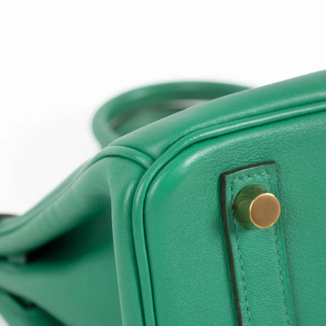 Hermès Birkin 25 Vert Vertigo Swift GHW in Green Swift leather from Labellov, photo 7 of 13