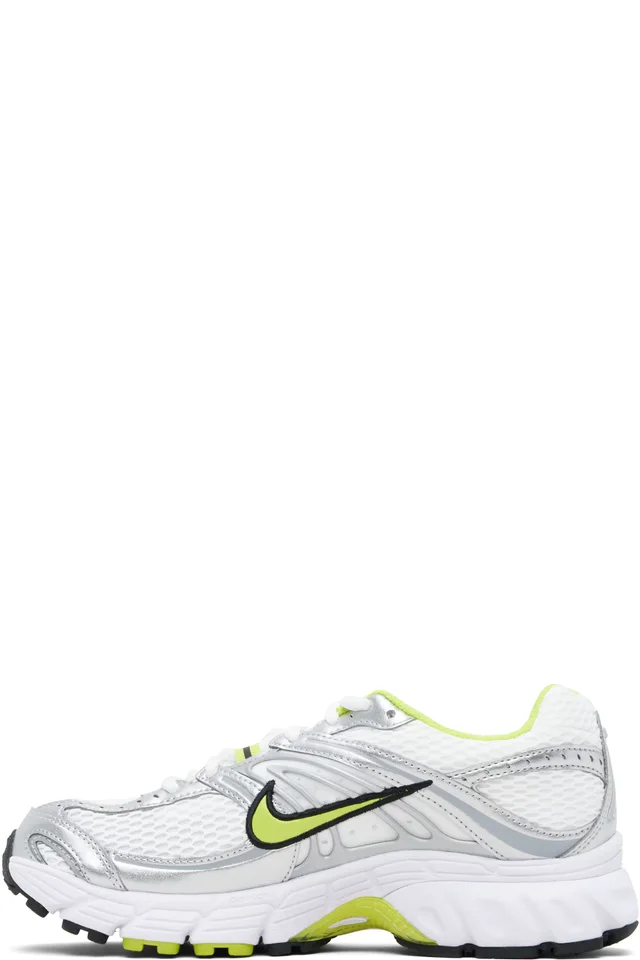 Nike White & Silver Air Max Moto 2K Sneakers, photo 3 of 5 from SSENSE