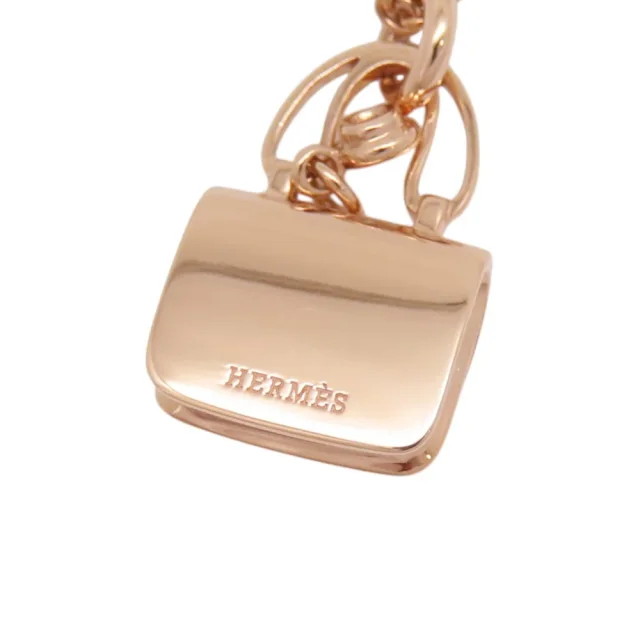 Hermès Constance Amulette Necklace 1PD 18K Pink Gold in Pink from GALLERY RARE, photo 9 of 11