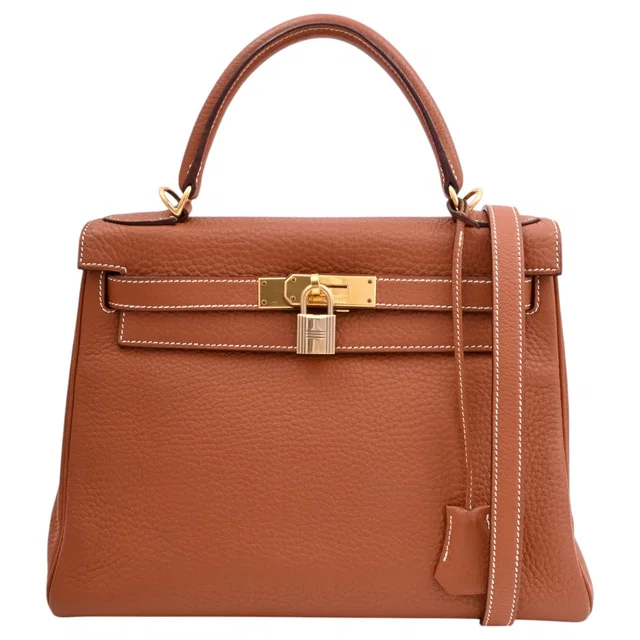 Hermès 2003 Kelly 28 Etrusque in Clemence leather from VINTAGE QOO TOKYO