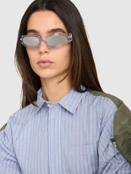 Kuboraum Berlin Mask Sunglasses in 0% Acetate, photo 4 of 5 from LUISAVIAROMA