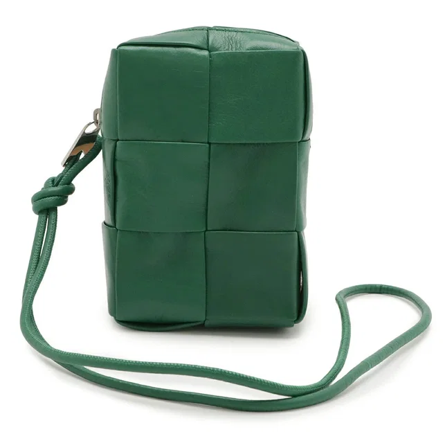 Bottega Veneta Maxi Intrecciato Leather Pouch in Woven leather from LuxUness