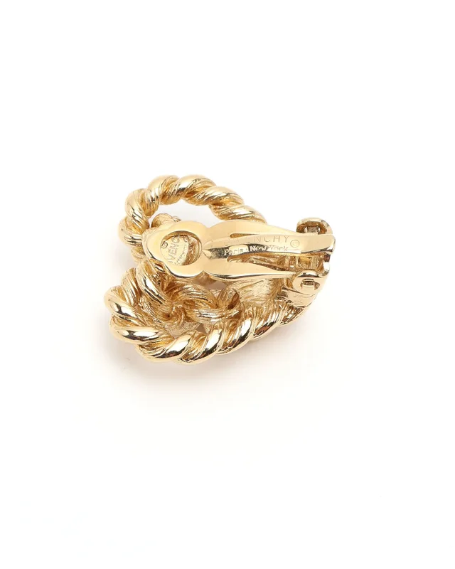 Givenchy Heart Clip-on Earrings from A Retro Tale, photo 3 of 3