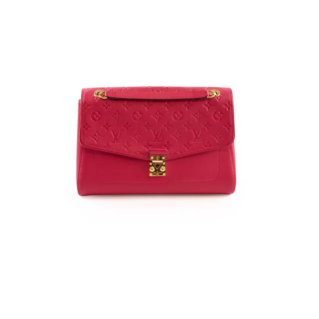 Louis Vuitton Saint Germaine PM Empriente Shoulder Bag Red in Red from The Purse Affair