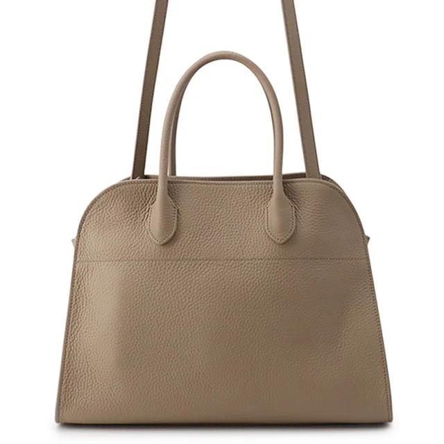 The Row Soft Margaux Dark topeW1586 L133 Calf Leather Size 12 in Calfskin from GALLERY RARE