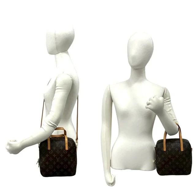 Louis Vuitton Monogram 2way Handbag Shoulder Bag in Brown Canvas from LuxUness, photo 2 of 10