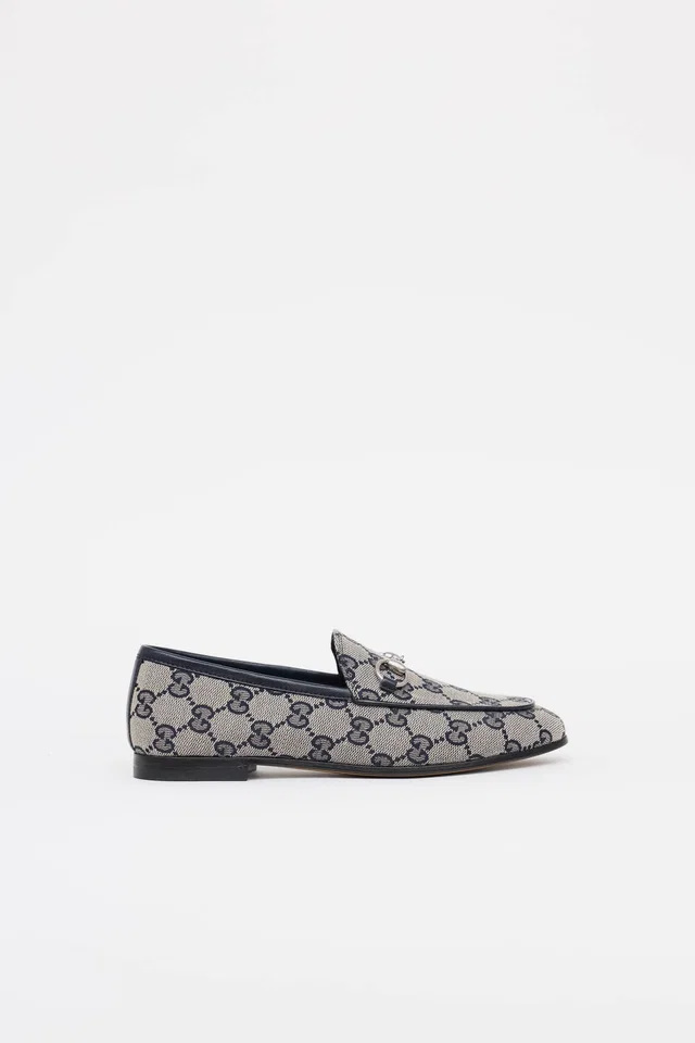 Gucci GG Canvas Jordaan Loafer in Canvas from VSP Consignment