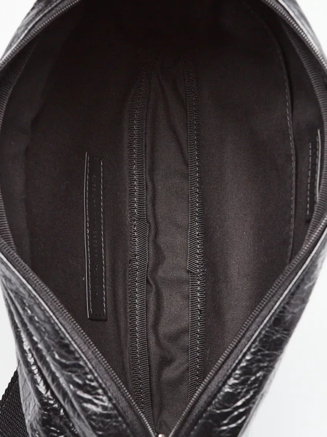 Balenciaga Textured Leather Explorer Camera Crossbody Bag in Black Leather from Yoogis, photo 8 of 8