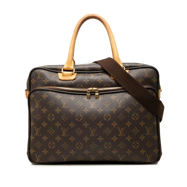 Brown Louis Vuitton Monogram Icare Business Bag in Brown Coated canvas from Designer Revival