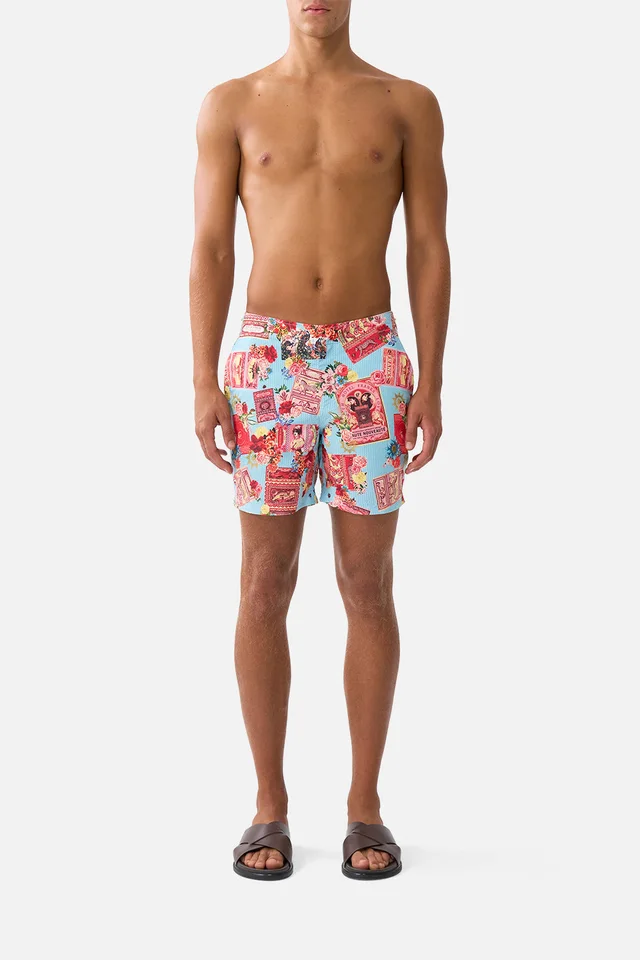 Camilla eBoutique MID LENGTH BOARDSHORT WITH FIXED WAIST PAPERS AND CURIOUS CAPERS from CAMILLA, photo 1 of 1
