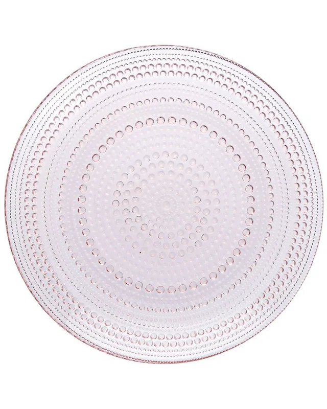 Fortessa Set of 4 Jupiter Glass Pink Salad Plates in Pink, image 1 of 1 from Rue La La