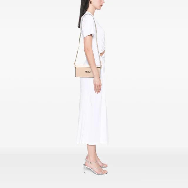 Pink Fendi Leather Horizontal Box Crossbody in Pink Leather from Designer Revival, photo 3 of 3