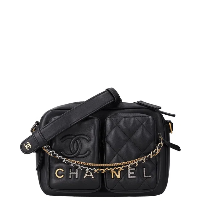 Chanel Calfskin Quilted Large Camera bag in Calfskin from HEWI