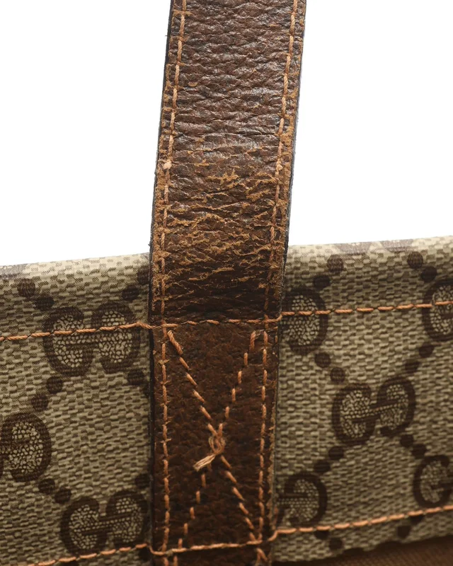 Gucci GG Supreme Tote Bag in Leather from A Retro Tale, photo 7 of 9