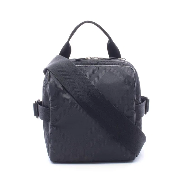Burberry Check Jacquard Nylon Leather Crossbody Bag in Nylon from LuxUness