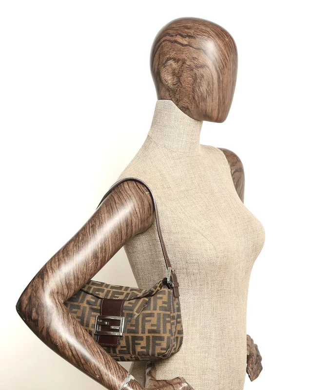 Fendi Zucca Fold Over Baguette Bag in Canvas from A Retro Tale, photo 10 of 10