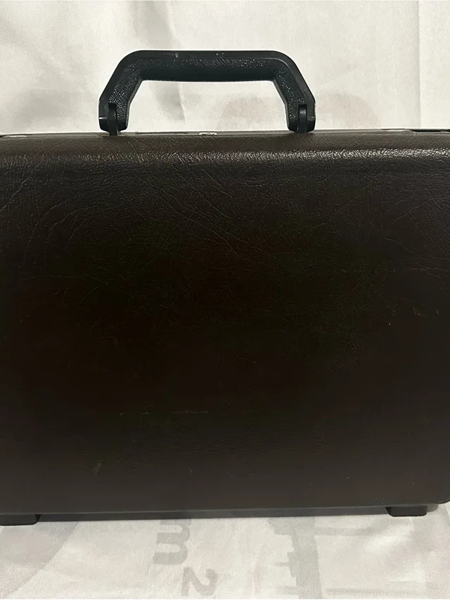 Classic Men's Samsonite Briefcase With Key Dark Brown in red|brown from Poshmark