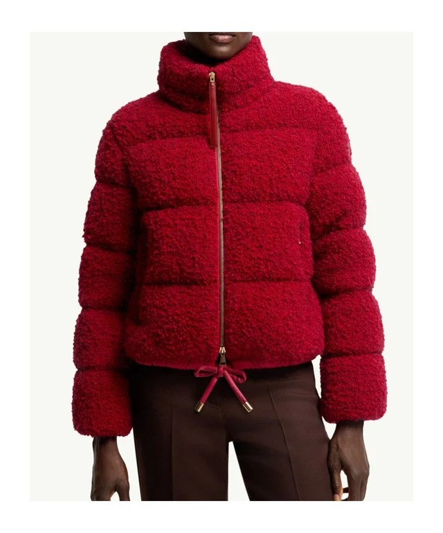 Moncler Trascendance Tweed Short Down Jacket, photo 2 of 6 from SENSER