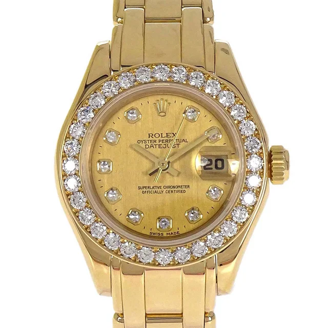 Rolex Datejust Pearlmaster 29mm Ref.69298G Watch 18KYG Diamond from AMORE Vintage Tokyo