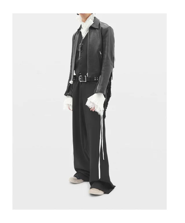 Ann Demeulemeester gabardine wool waistcoat, photo 6 of 6 from SENSER