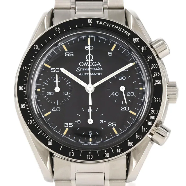 Omega Speedmaster 3510.50 SS Automatic in Dial color: black Case: stainless steel Bracelet: stainless steel from KOMEHYO