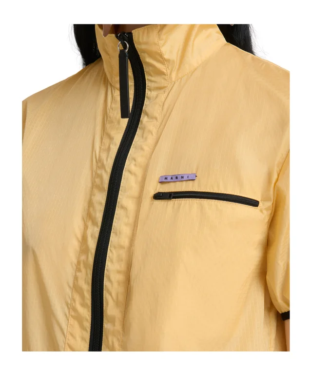 Marni Yellow ripstop zip-front dress, photo 5 of 5 from SENSER