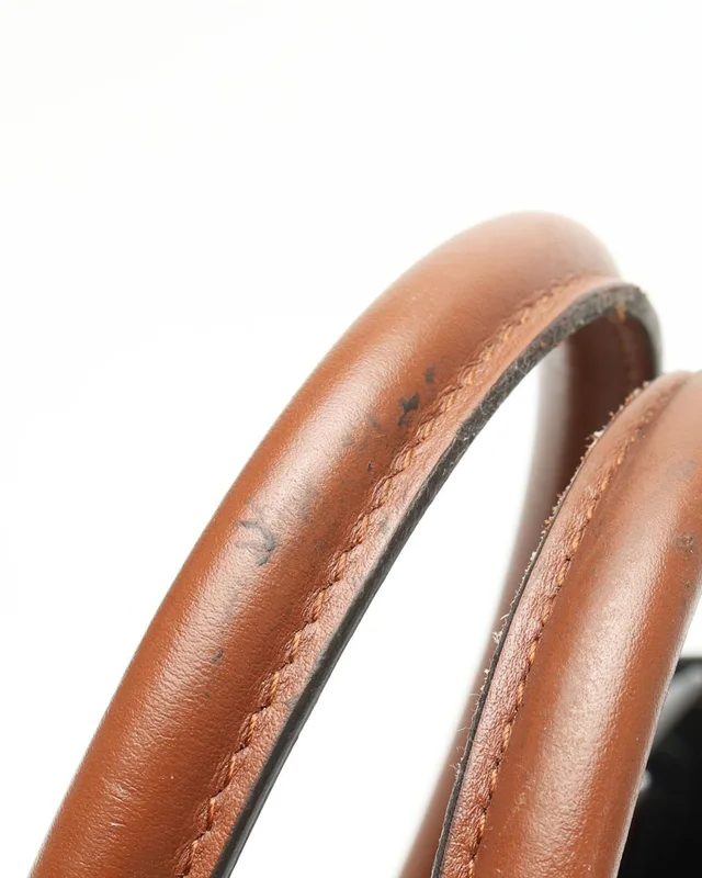 Burberry E Canvas Monogram Stripe Belt Tote Bag in Canvas from A Retro Tale, photo 11 of 16
