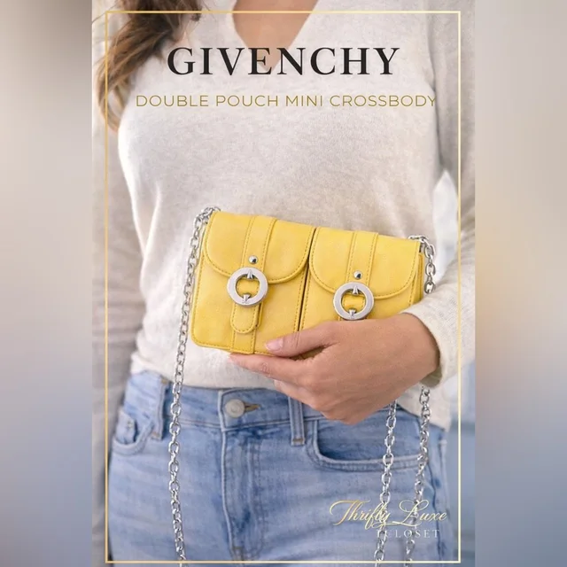 Givenchy Leather Crossbody 2014 Timeless Designer Piece-Rare in yellow Leather from Poshmark, photo 1 of 1