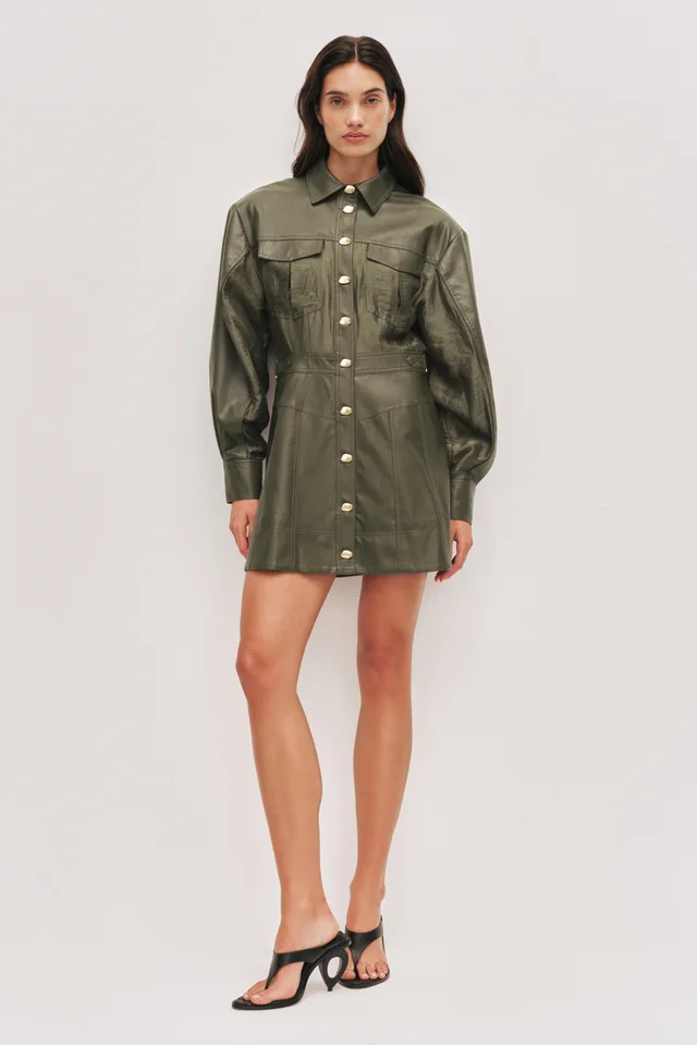 AJE Darci Mini Dress in Green from Aje, photo 1 of 1