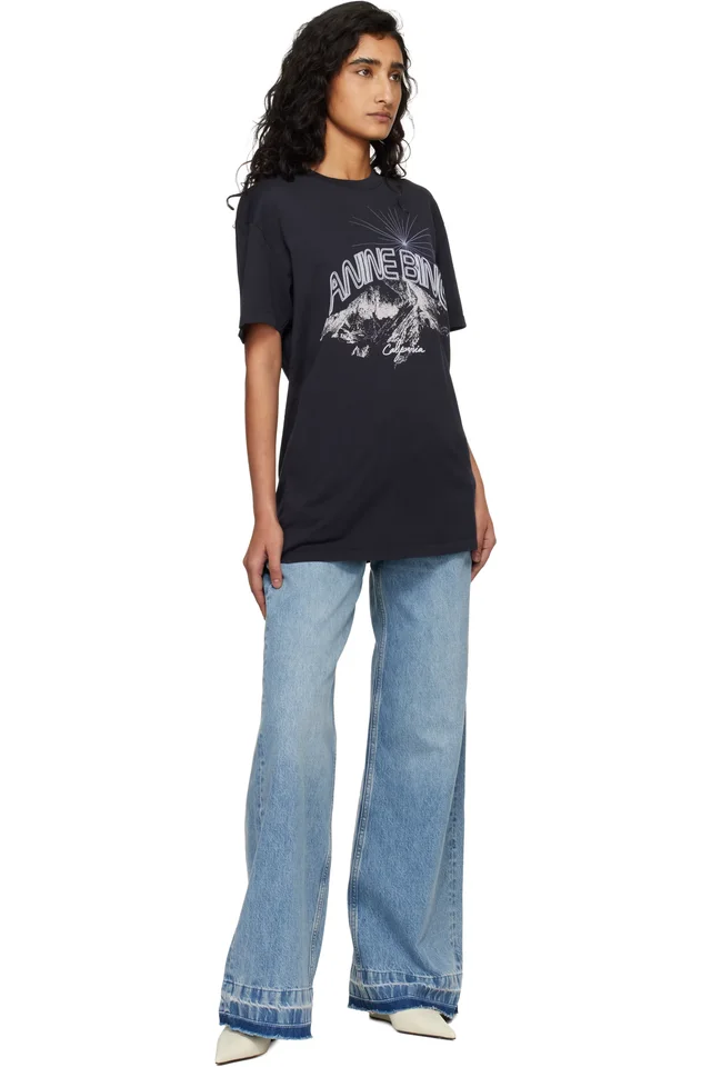 ANINE BING Blue Lewis Jeans, photo 4 of 4 from SSENSE