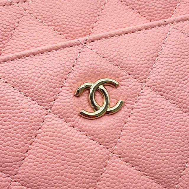 Chanel 2-Way Vanity Chain Shoulder Bag PinkAP4778 Caviar Leather in Caviar leather from GALLERY RARE, photo 10 of 18