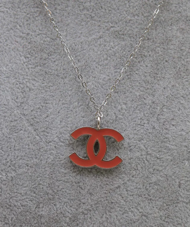 Chanel Vintage Necklace Cocomark Accessory 04P in Leather from Luxury Promise