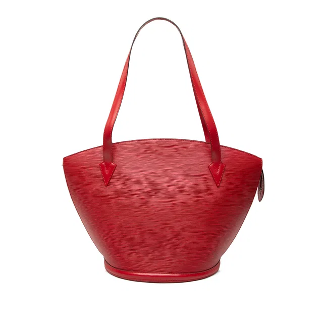 Red Louis Vuitton Epi Saint Jacques GM Long Strap Shoulder Bag in Red Leather from Designer Revival