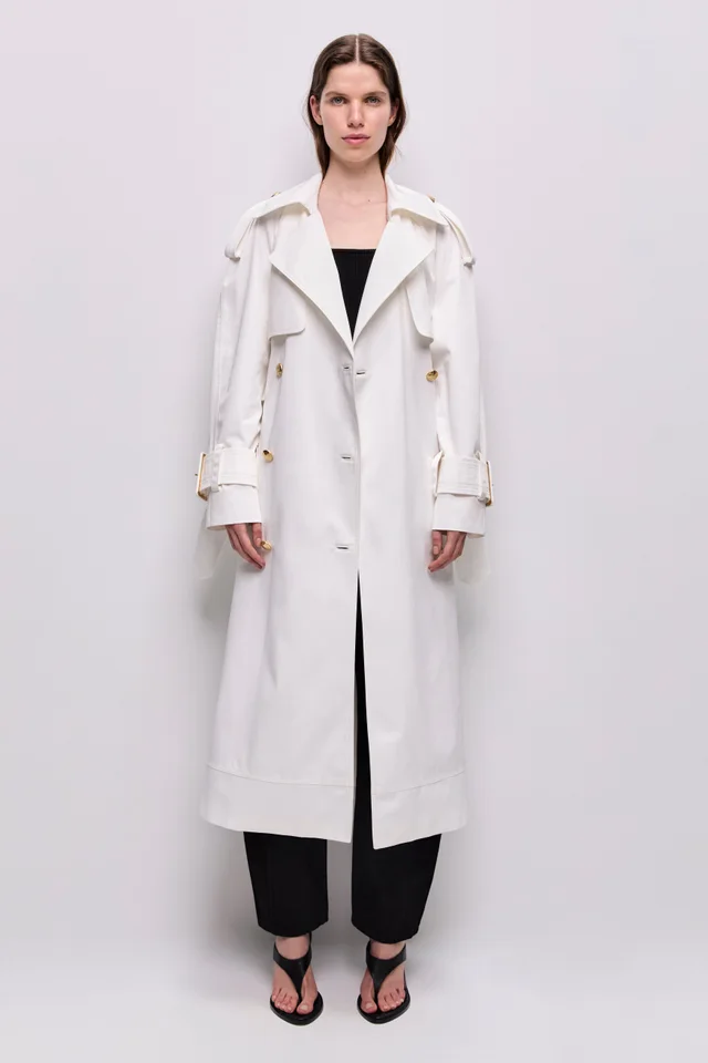 AJE Anders Trench in White from Aje, photo 1 of 1