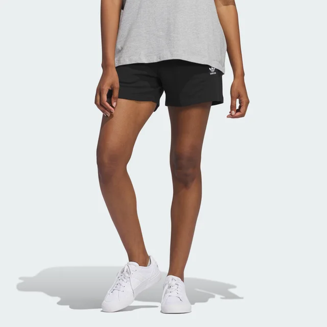 Adidas Essentials French Terry Shorts in Black from adidas (US), photo 1 of 1
