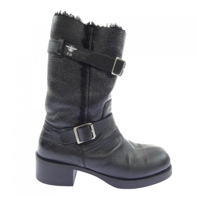 Dior Ider Boots Black in Black Calfskin from The Reluxe