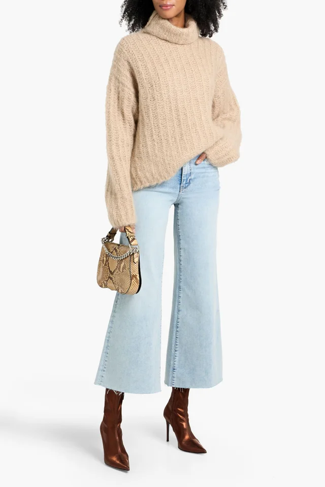 Frame Le Palazzo High-Rise Wide-Leg Cropped Jeans, photo 2 of 3 from THE OUTNET