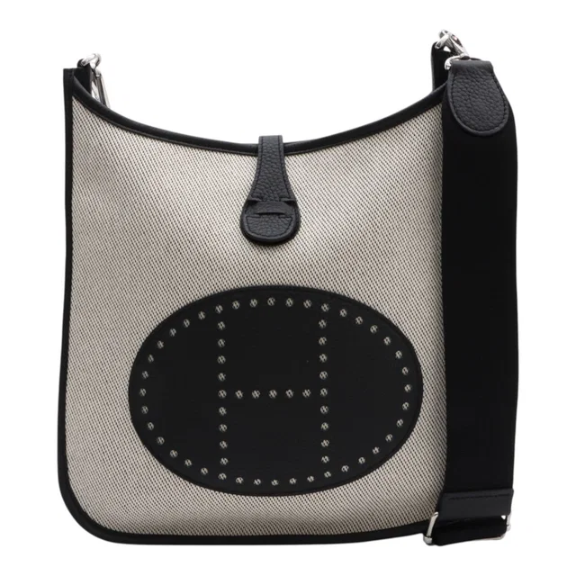 Hermès 2014 Evelyn 3 PM Ecru from VINTAGE QOO TOKYO