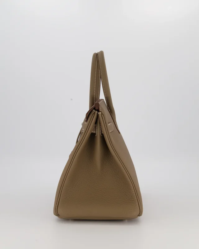 Hermès Birkin 30 Retourne Bag in Taupe Togo leather from Sellier, photo 8 of 20