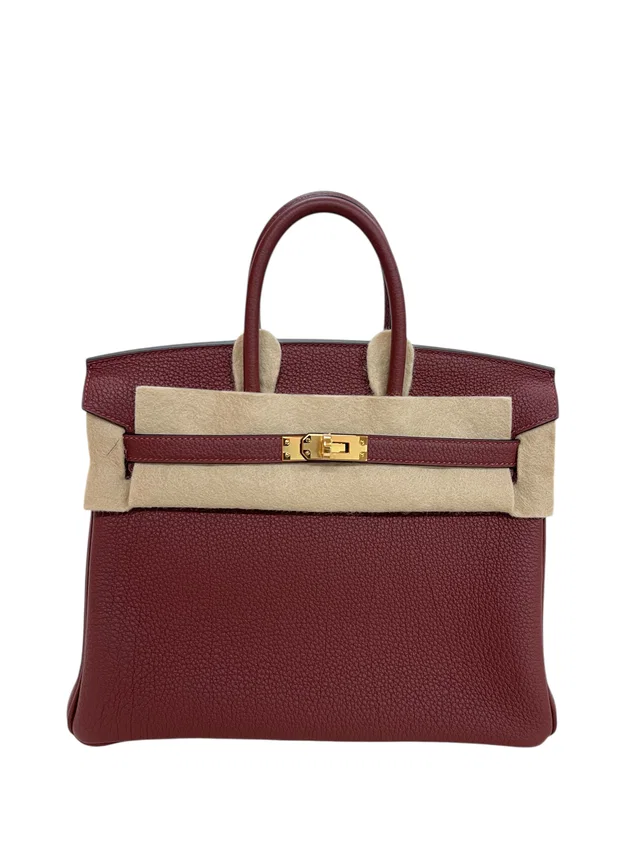 Hermès Birkin 25 Rouge H Togo GHW #W in Burgundy Togo leather from Luxury Promise