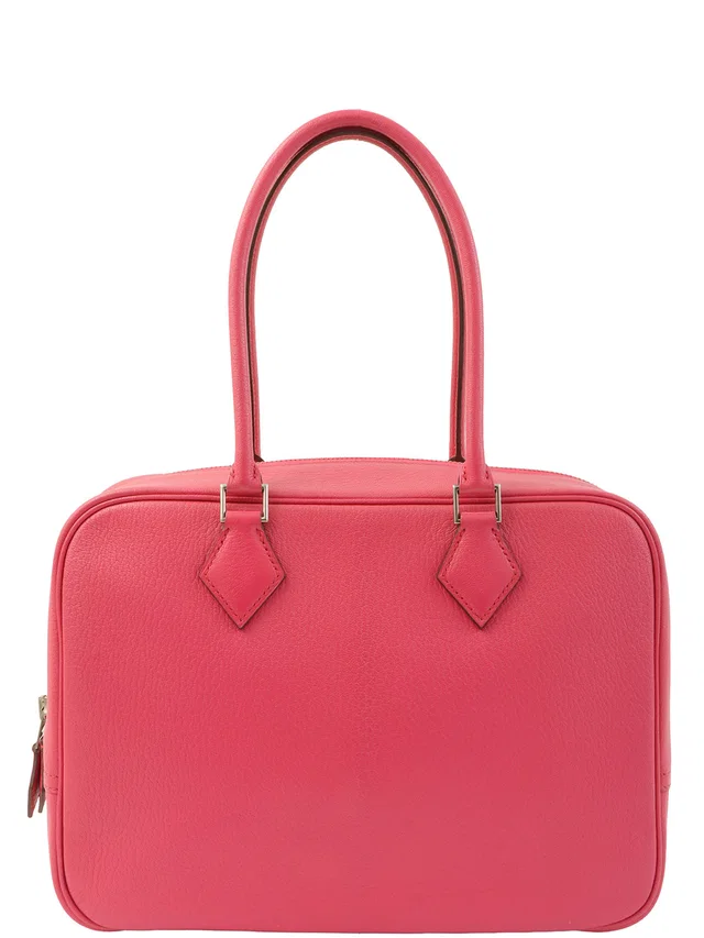 Hermès 2006 Plume 28 Fuchsia Pink in Pink Goatskin from VINTAGE QOO TOKYO